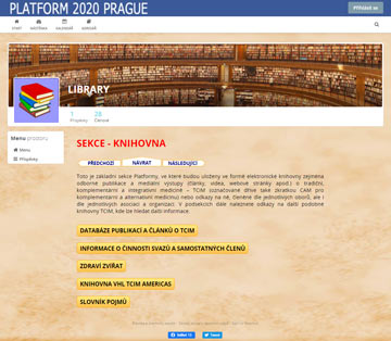 Ukázka z Platformy 2020 Praha - Knihovna Ukázka z Platformy 2020 Praha - Knihovna