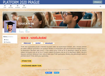 Ukázka z Platformy 2020 Praha - Vzdělávání Ukázka z Platformy 2020 Praha - Vzdělávání