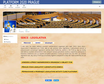Ukázka z Platformy 2020 Praha - Legislativa Ukázka z Platformy 2020 Praha - Legislativa