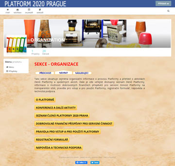 Ukázka z Platformy 2020 Praha - Organizace Platformy Ukázka z Platformy 2020 Praha - Organizace Platformy